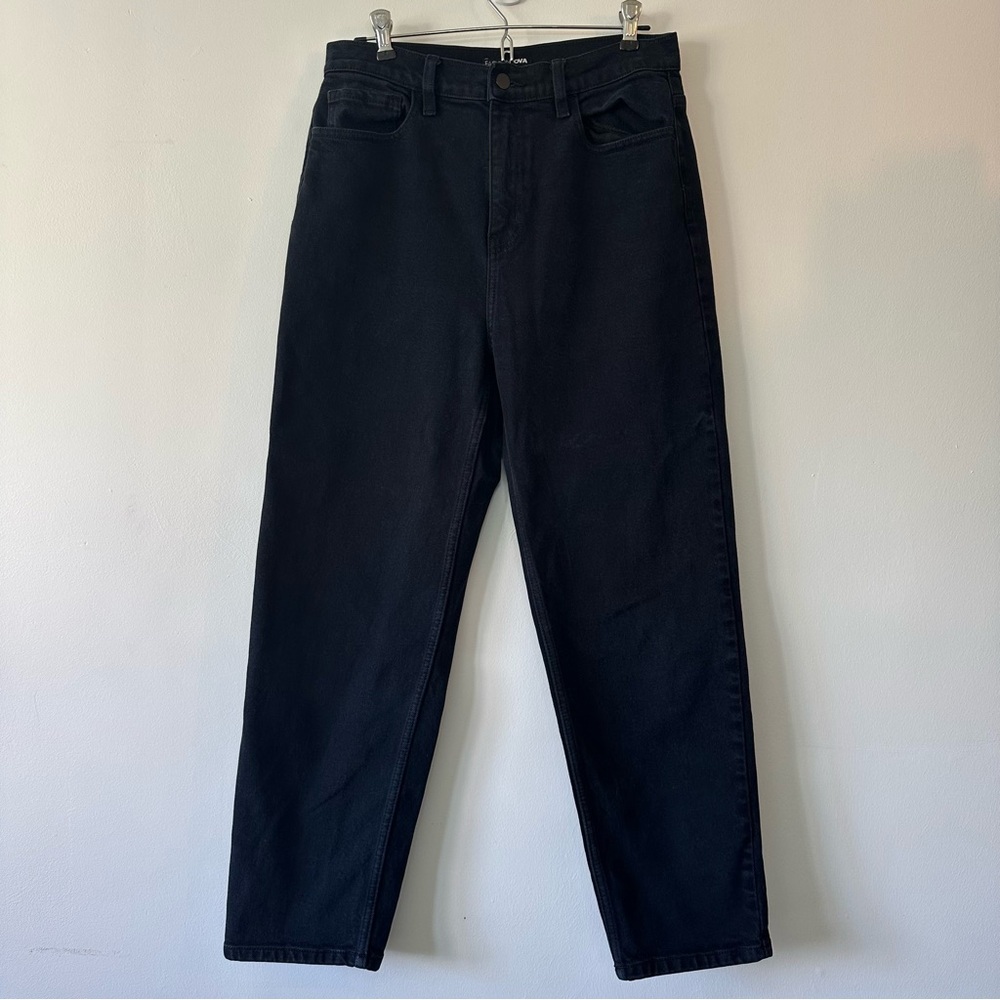Classic Black Mom Jeans
